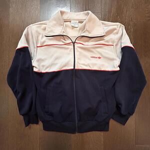 Vintage 1980's Adidas Warm Up Track Jacket R.O.C. Men's Size Medium